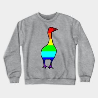 Rainbow Goose Crewneck Sweatshirt